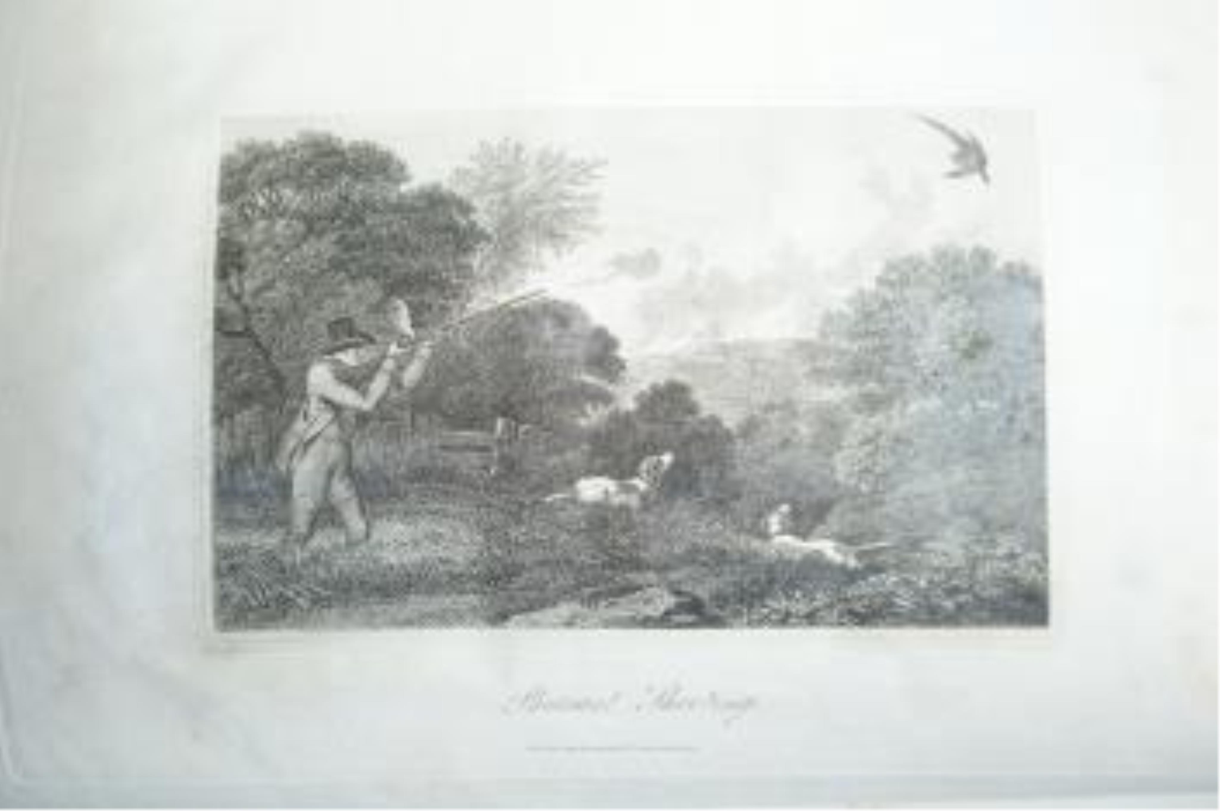 Thornton, Col. Thomas - A Sporting Tour through the Northern parts of England and Great part of the Highlands of Scotland, 4to, rebound half calf, engraved frontispiece and 15 plates, London, 1804.